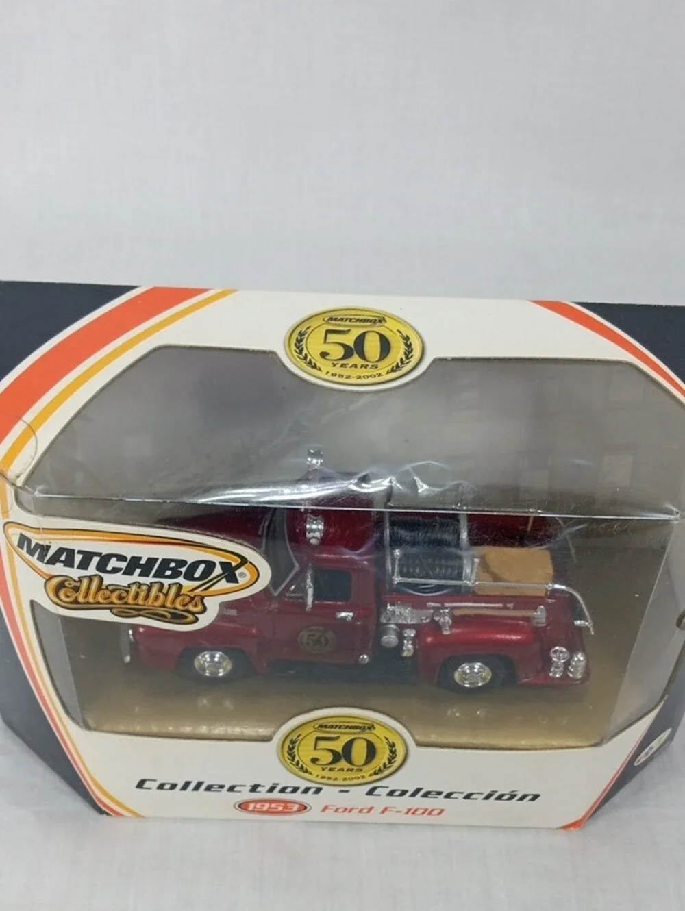 Matchbox Collectibles Maroon Fire Truck 1953 Ford F-100
